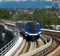 Vancouver SkyTrain in Transit